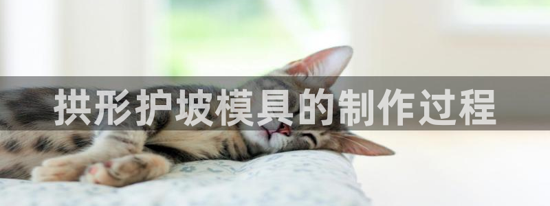太阳gg娱乐胺44262：拱形护坡模具的制作过程