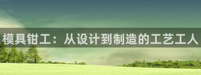 太阳游戏视频：模具钳工：从设计到制造的工艺工人