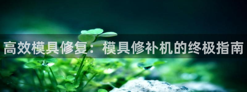 太阳集团78566备用网址：高效模具修复：模具修补机的终极指南