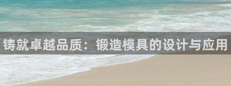太阳集市网上商城：铸就卓越品质：锻造模具的设计与应用
