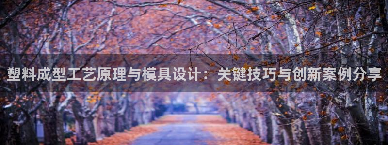 太阳成集团tyc234cc福利：塑料成型工艺原理与模具设计：关键技巧与创新案例分享