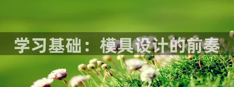 太阳集团2021备用网址：学习基础：模具设计的前奏