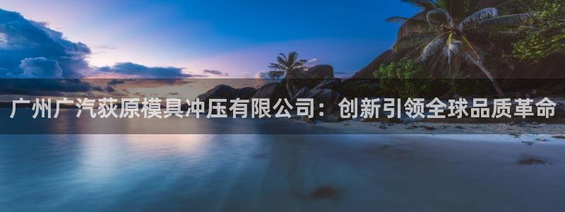 太阳成集团tyc234cc集团产业：广州广汽荻原模具冲压有限公司：创新引领全球品质革命