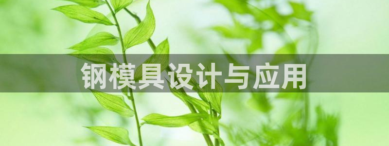 太阳集团注册就送38：钢模具设计与应用