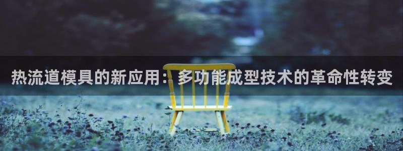 太阳成集团网址 app：热流道模具的新应用：多功能成型技术的革命性转变